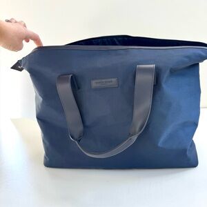 Giorgio Armani Fragrances Duffle Navy Blue Hand Bag Gym Weekender Travel Bag